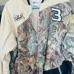 Chase Authentics Dale Earnhardt #3 Camouflage Bomber Jacket